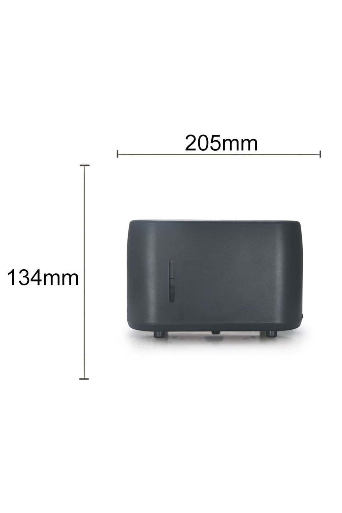 divendi-ro-Humidifier and Aroma Diffuser, with False Flame, 240ml, Remote Control, Timer, Black 3