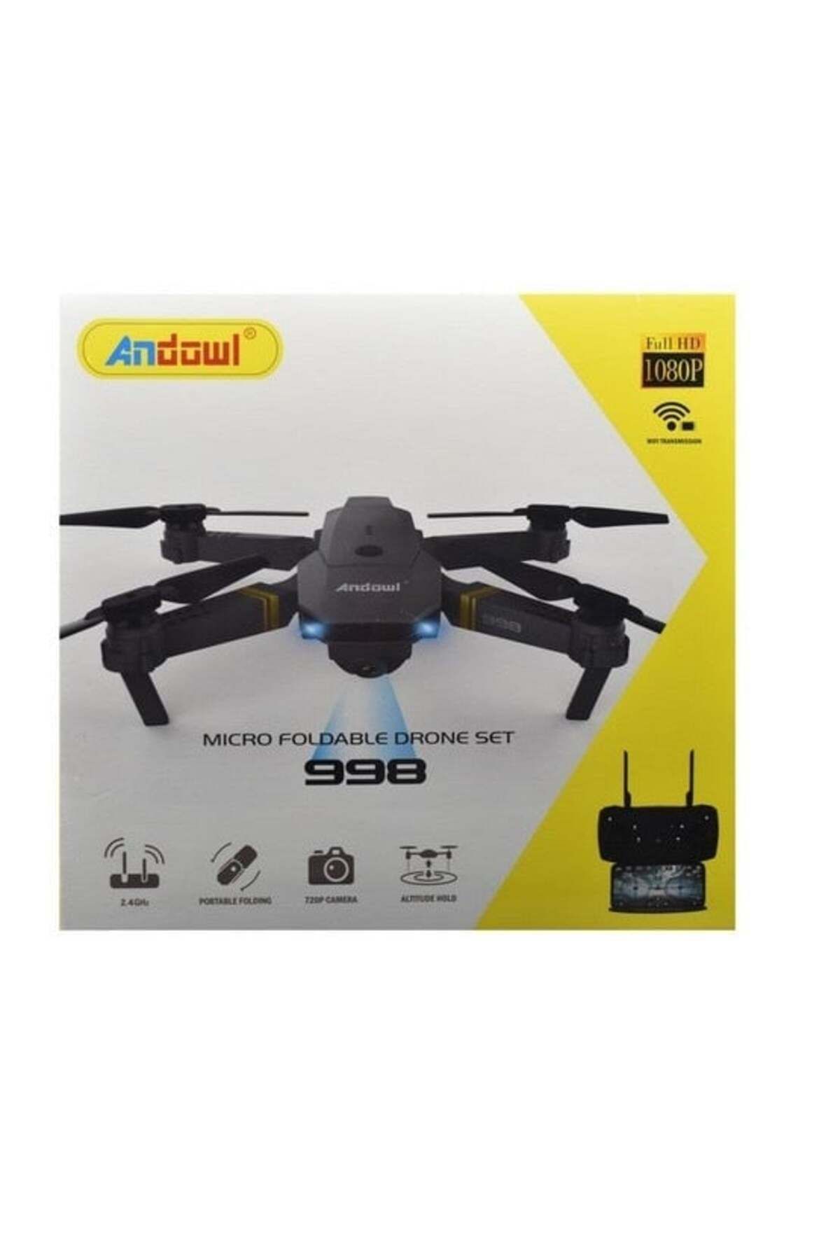 divendi-ro-Drone with 2MP Camera and 600mAh Battery, Return Home Button, Live Streaming to Phone - Black 8
