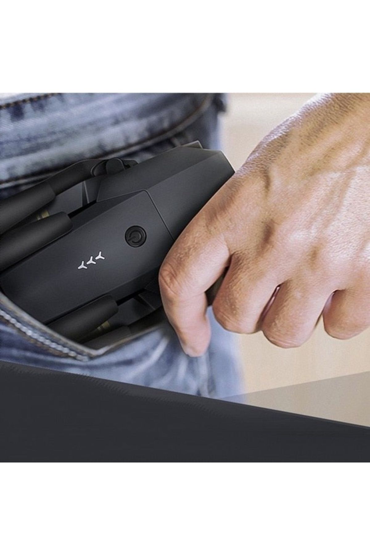 divendi-ro-Drone with 2MP Camera and 600mAh Battery, Return Home Button, Live Streaming to Phone - Black 5