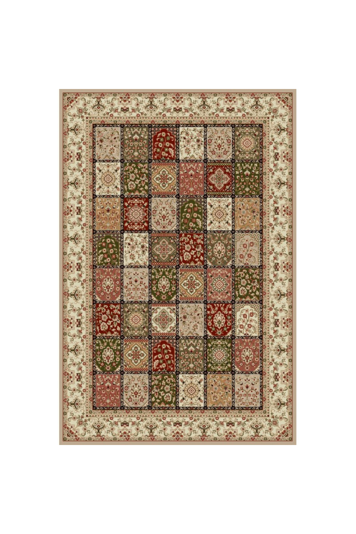 Lotos Covor 1518-110, Crem, Fir 8 Mm, Antialergic, Living, Dormitor - 200 x 300
