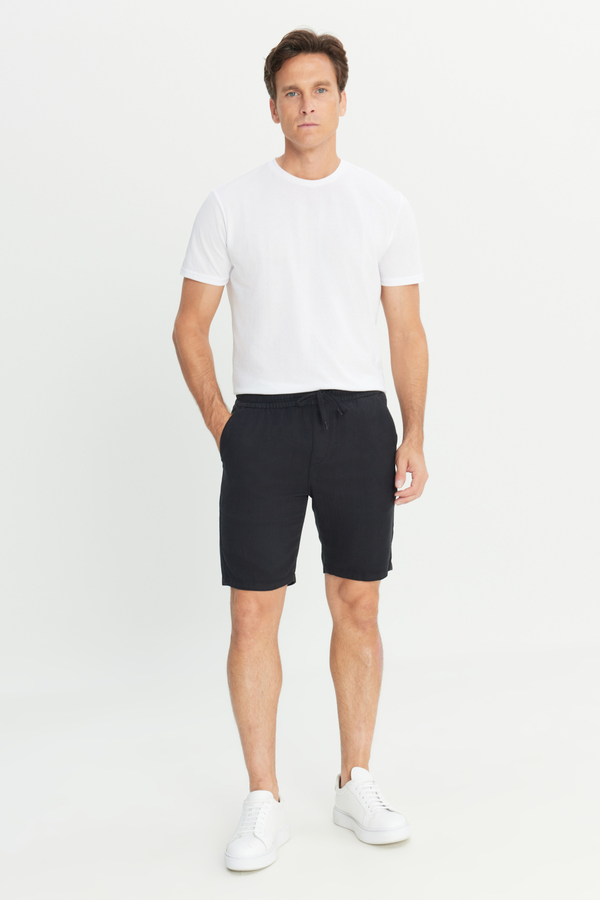 شورت و شلوارک مردانه مشکی آلتین ییلدیز | ETE002252056 اورجینال - تصویر 3