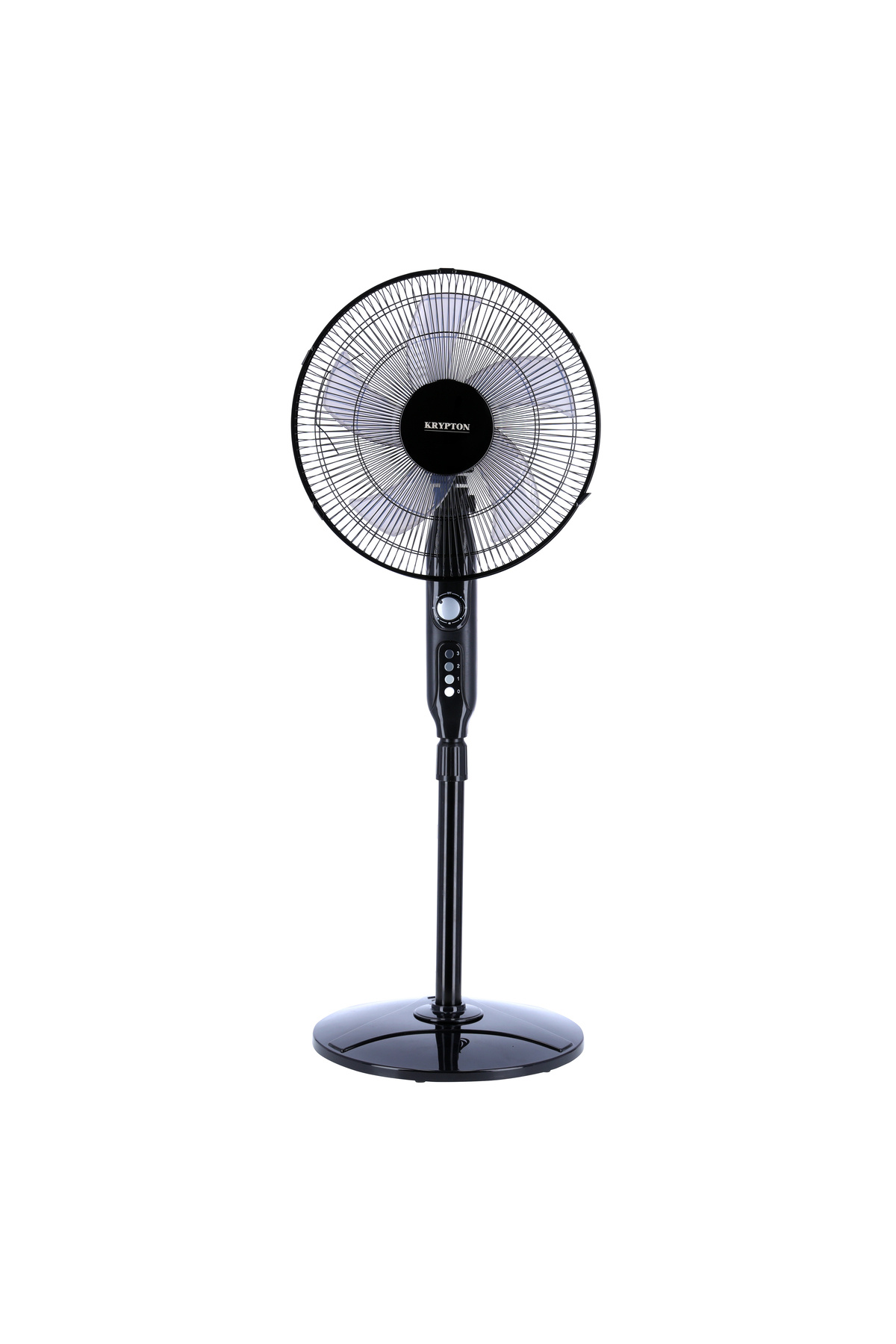 KRYPTON-16" Pedestal Fan – 3-speed, 5-blade Design, 60w Motor, 60-min Timer, Anti-rust Body 1