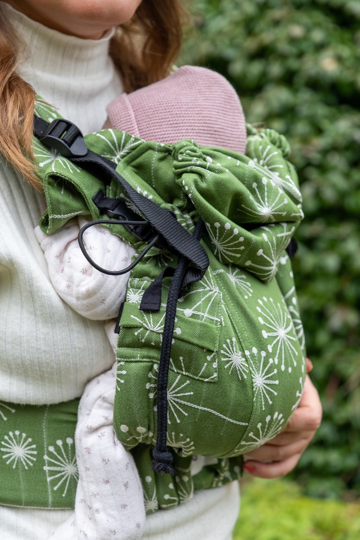 Huggyberry Softy Baby Carrier -dandelion Cedar fotoğrafı 6 (önizleme)