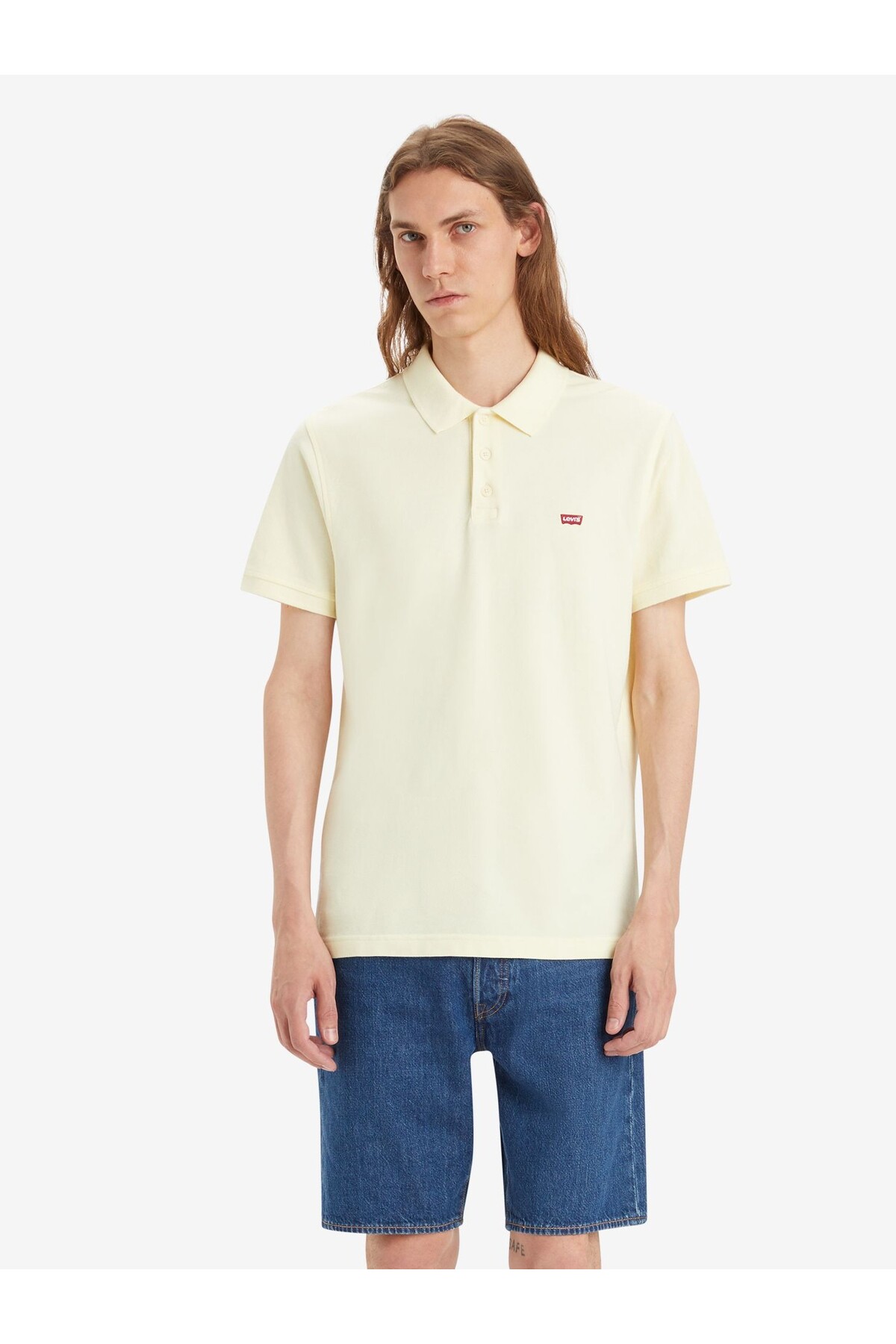 تی‌شرت یقه پولو مردانه معمولی نخی A2085-0006 لیوایز پولوشرت Levi's