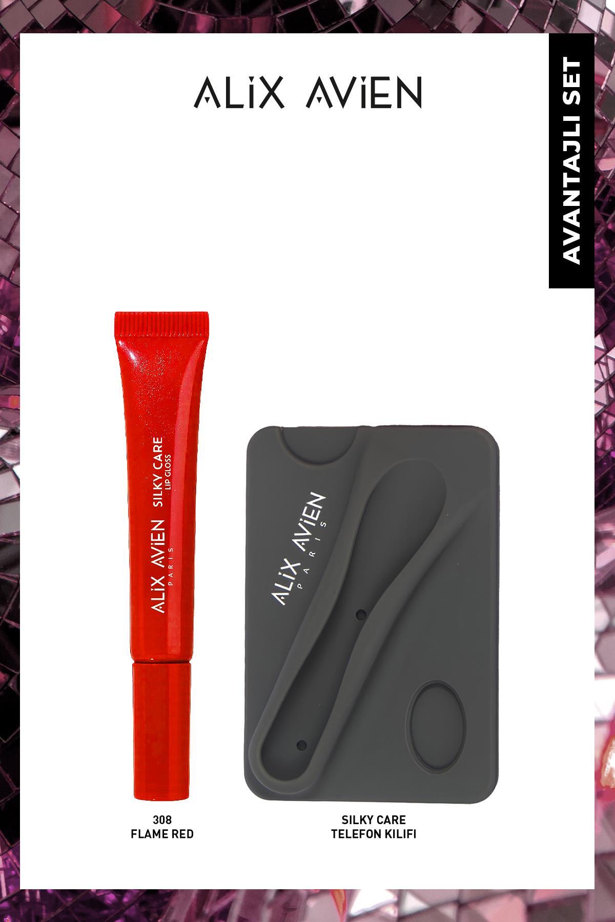 Alix Avien Koruyucu, Dolgunlaştırıcı, Nemlendirici Kırmızı Dudak Parlatıcısı - Silky Care Kılıf ve Lipgloss Set - Fiyatı, Yorumları
