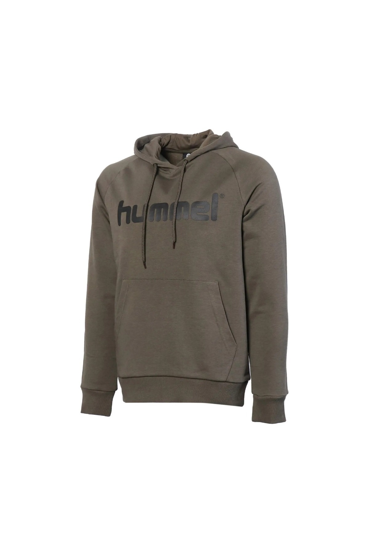 hummel Volus Men's Khaki Hooded Sweatshirt