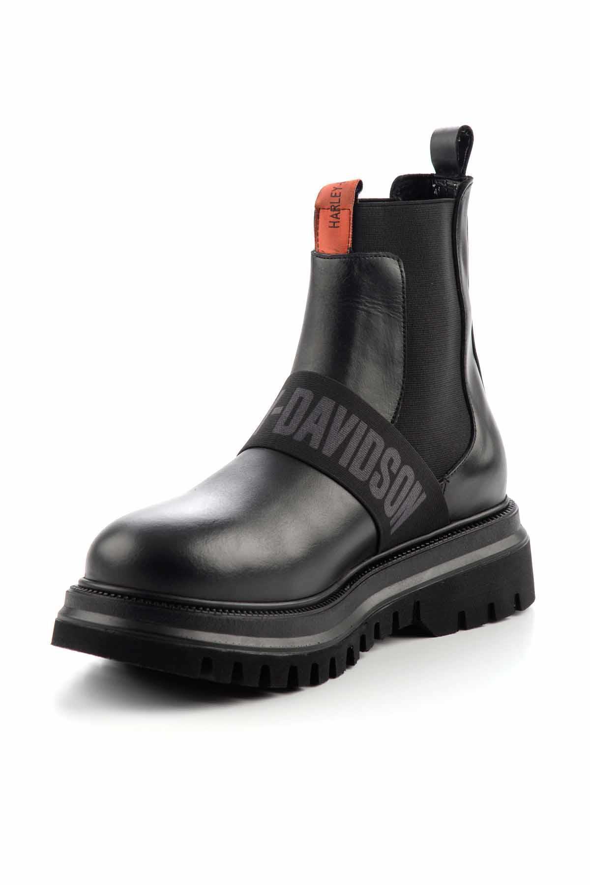 Harley Davidson 021M100557 POLPERRO NEFUD UNISEX BOT BLACK // DERİ görsel 5
