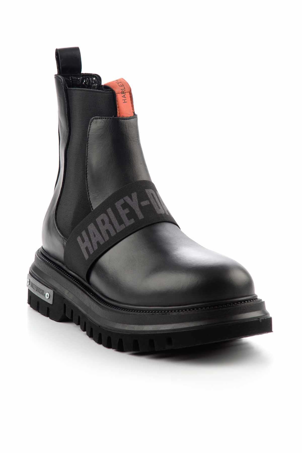 Harley Davidson 021M100557 POLPERRO NEFUD UNISEX BOT BLACK // DERİ görsel 3