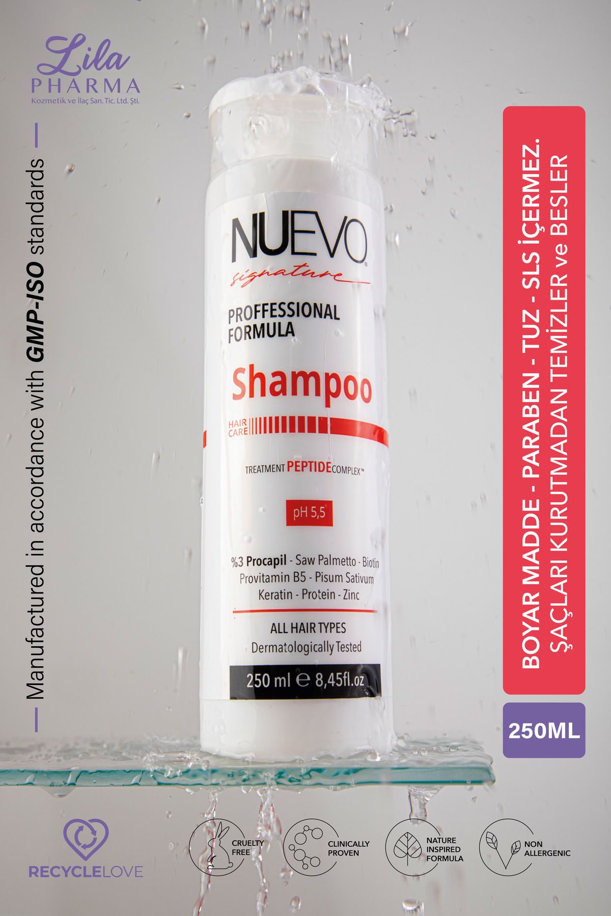 Nuevo Signature-3% Procapil Shampoo - Anti-Hair Loss and After Hair Transplant 4