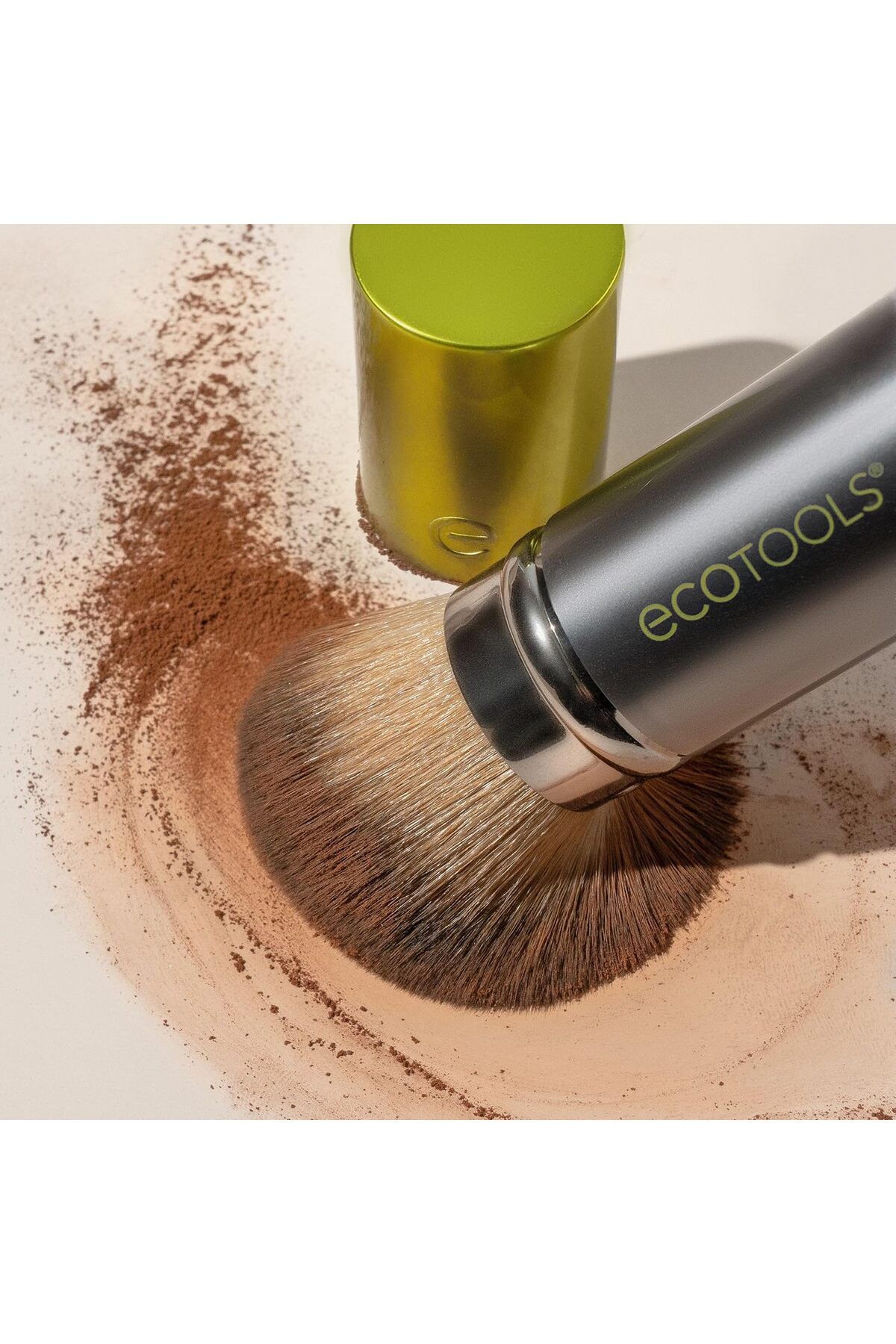 Ecotools-EcoTools Retractable Face Makeup Brush, Kabuki Brush for Foundation, Blush, Bronzer, & Powder 6