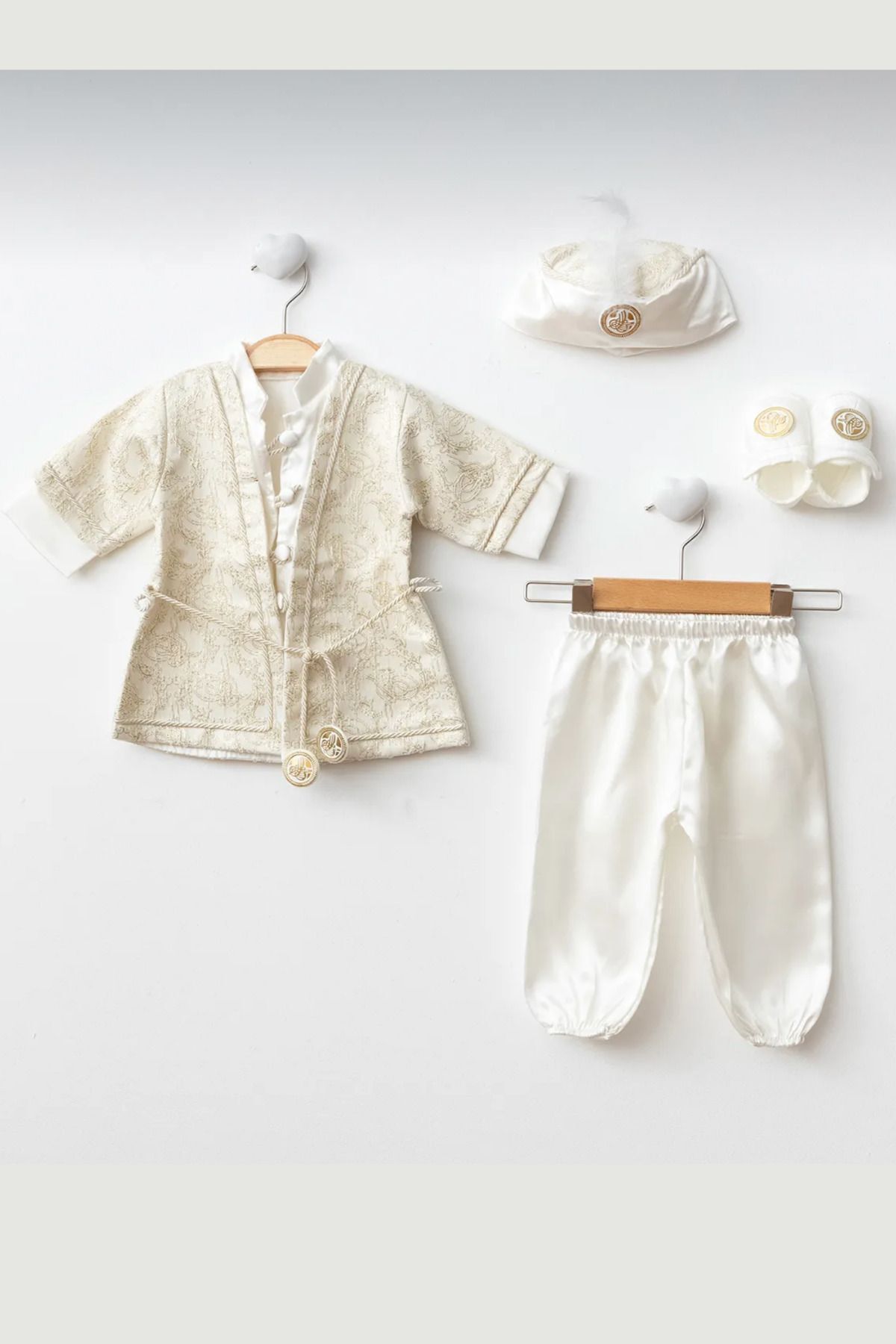 Cherub Baby Erkek Bebek Mevlütlük Şehzade Sünnetlik Sünnet Kıyafeti Erkek Çocuk Hediye Bebek Hediyelik fotoğrafı 4 (önizleme)