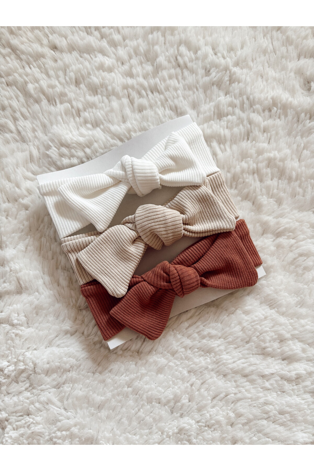 Cloudy 3'lü Ribana Bebek, Çocuk Kahverengi Saç Bantı Seti (3 ADET) fotoğrafı 2 (önizleme)
