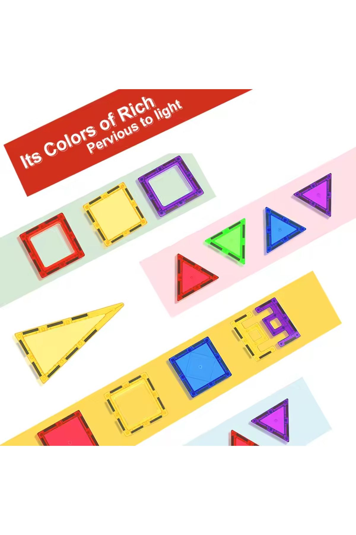 Choice-101pcs With Box Diy Model Designer Construction Magnetic Building Block Toys Set Magnet Block Tiles 4