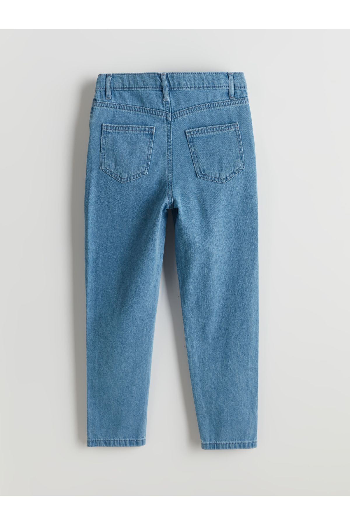 LC Waikiki-Girl's Jeans Pants with Adjustable Elastic Waist 2