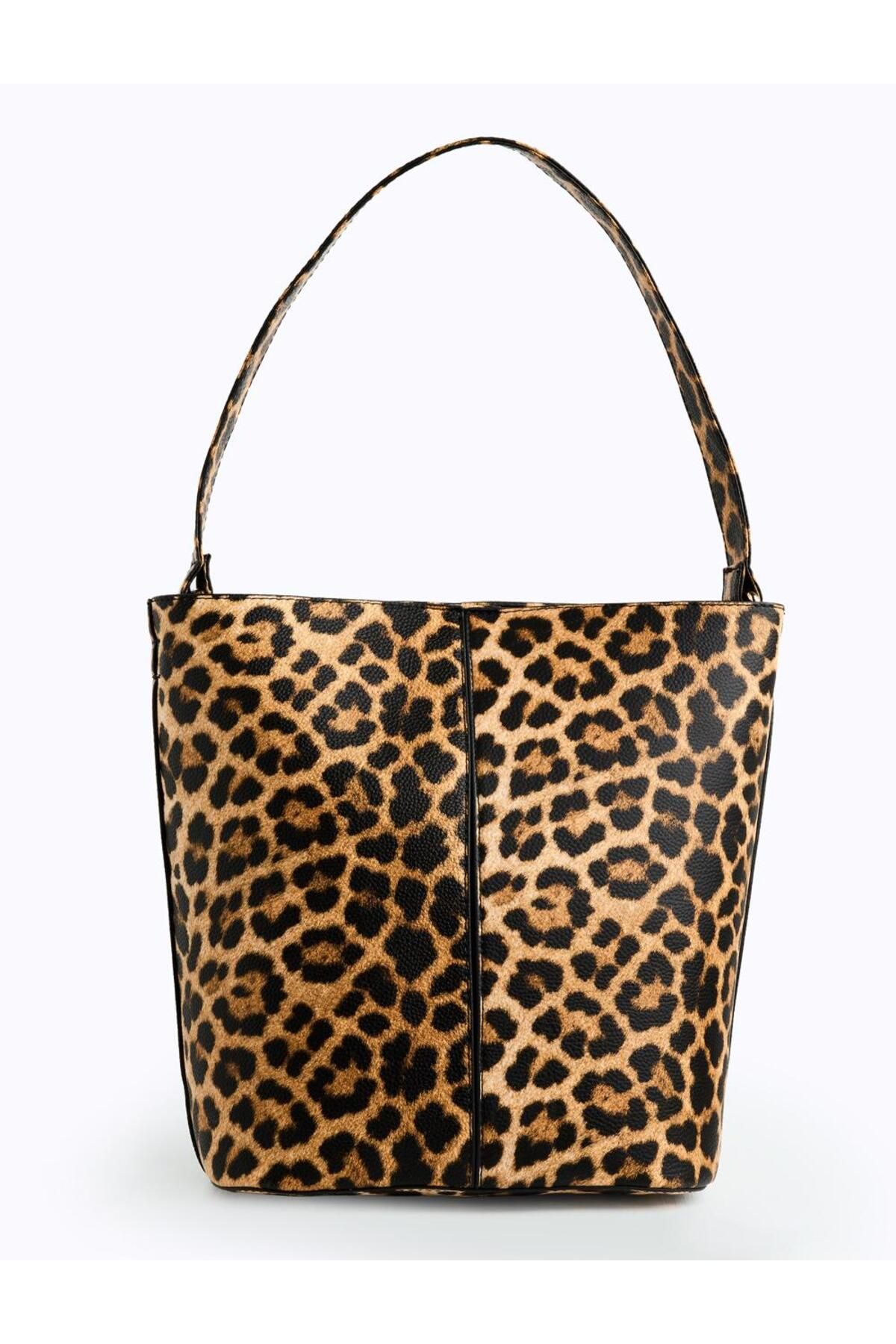 Jimmy Key-Patterned Leopard Patterned Hand and Shoulder Bag 8