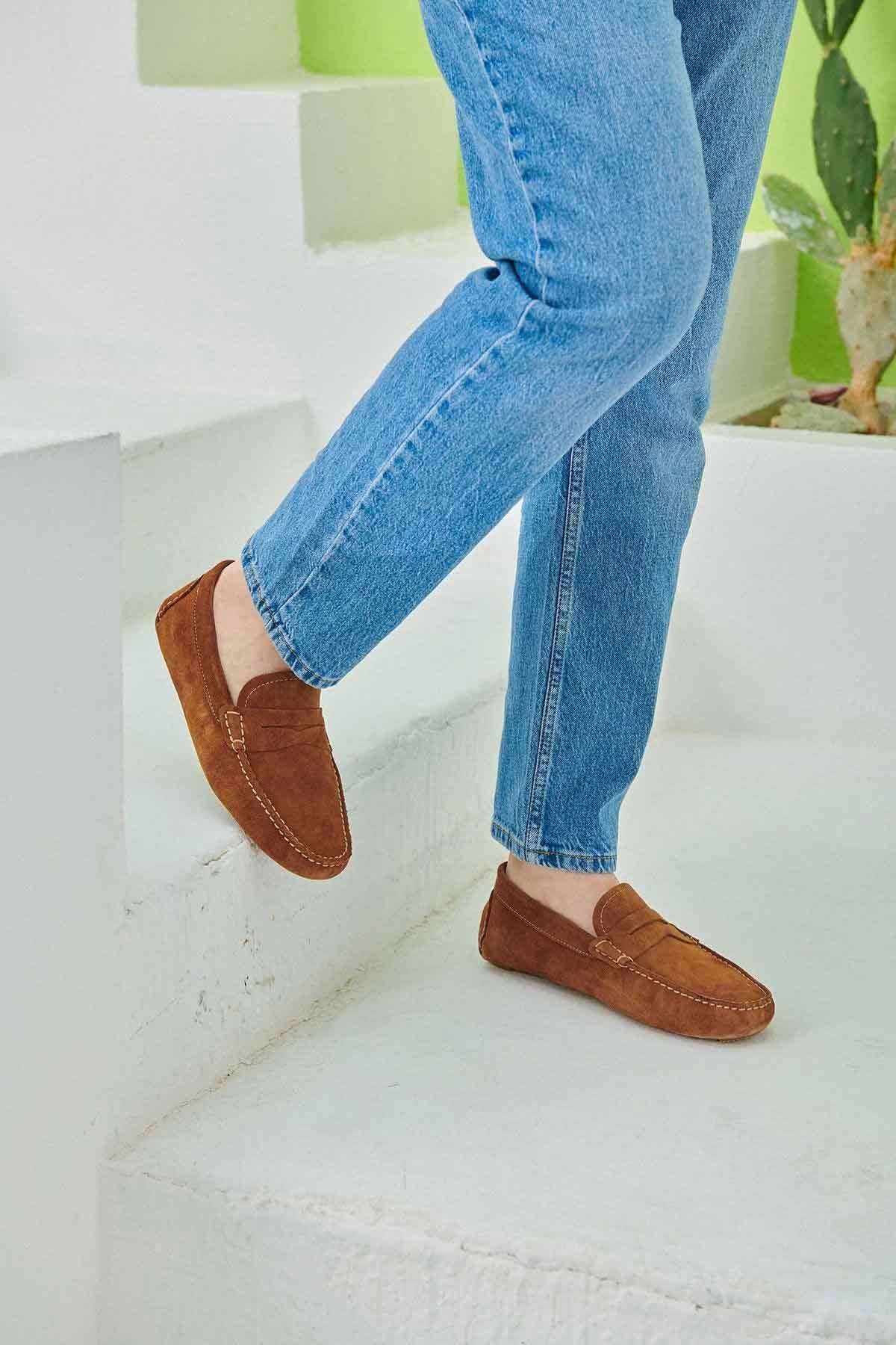 Pegia-Genuine Suede Men's Loafer Shoes 500901 5