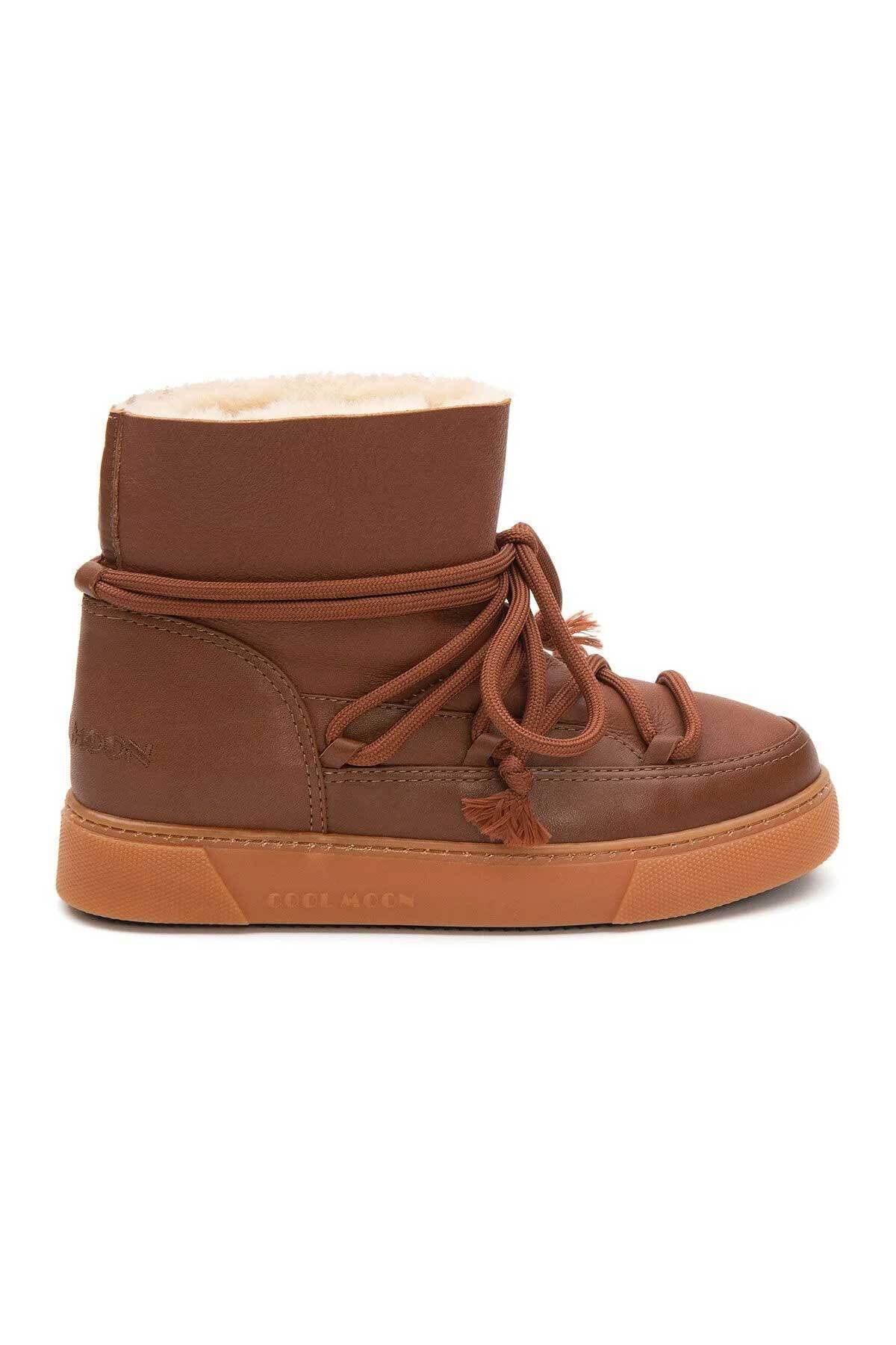 Cool Moon Hakiki Kürklü Kadın Sneaker 355077