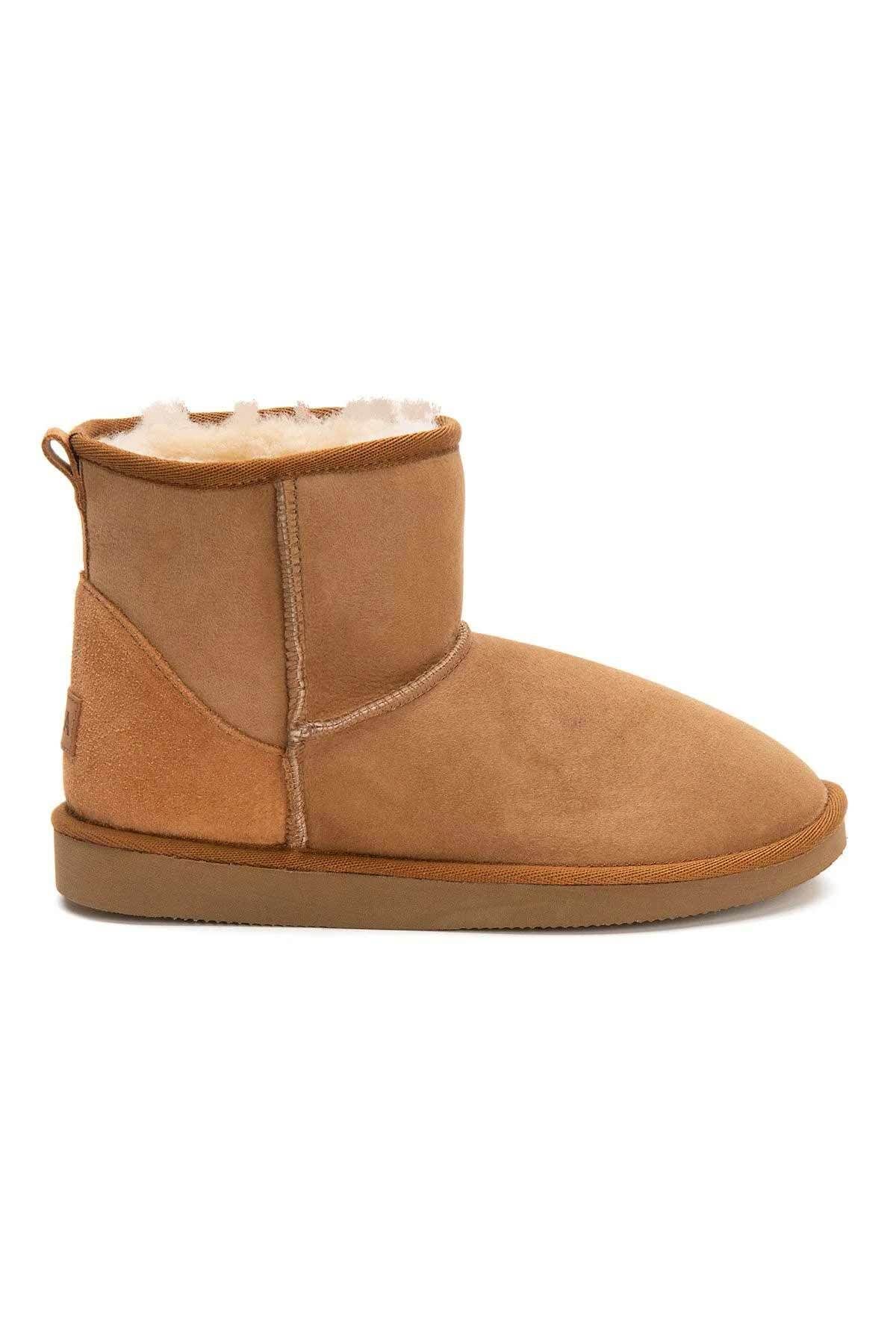 Pegia-Women's Brown Classic Short Boots 191021 1
