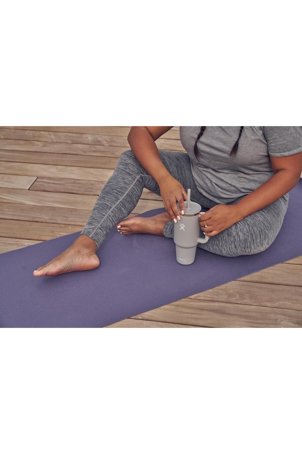 Hydro Flask-Gray Tumbler Thermos with Straw 946 ml 5