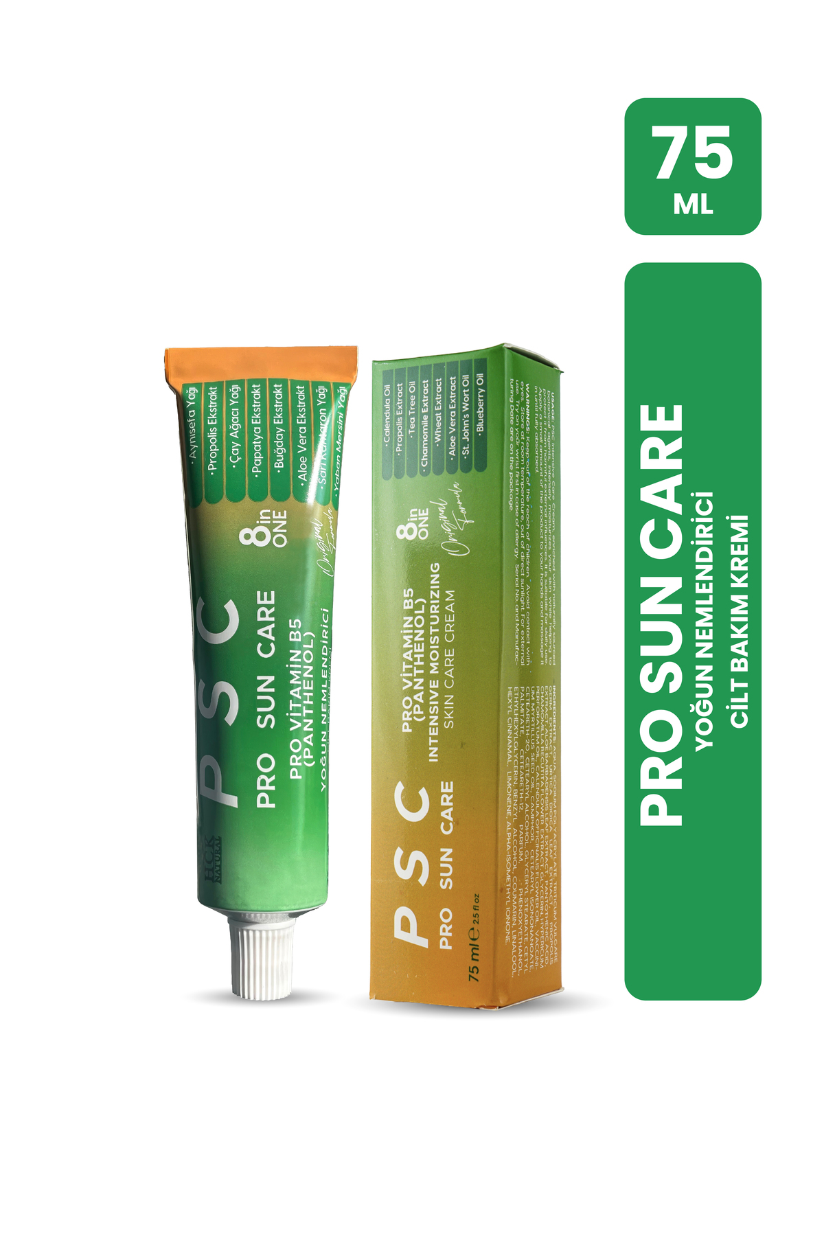 HCK NATURAL PSC 75 ml Pro Sun Care Yoğun Nemlendirici Cilt Bakım Kremi — HCKNATURAL090