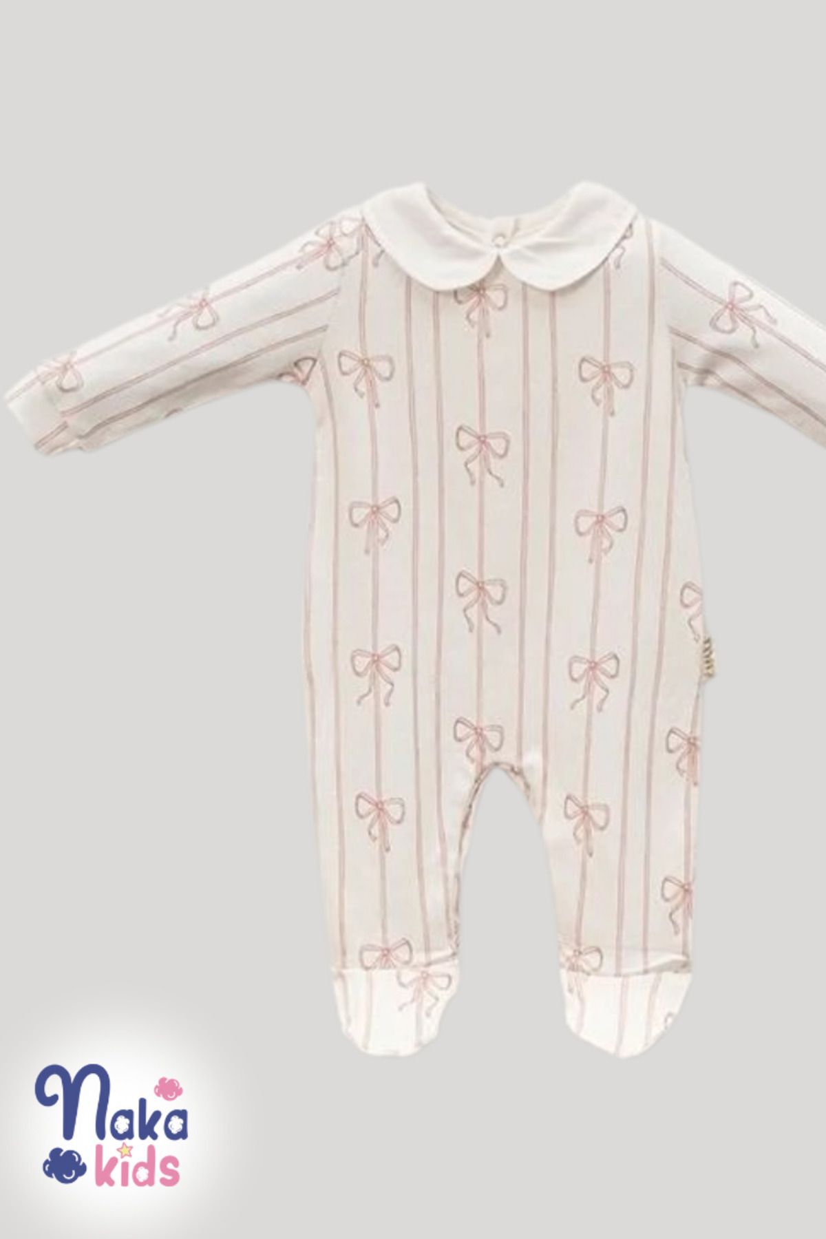 Naka Concept Rose Kız Bebek 8 Parça Hastane Çıkış Seti-Premium Cotton Knit Newborn Set-Gift Ready fotoğrafı 5 (önizleme)