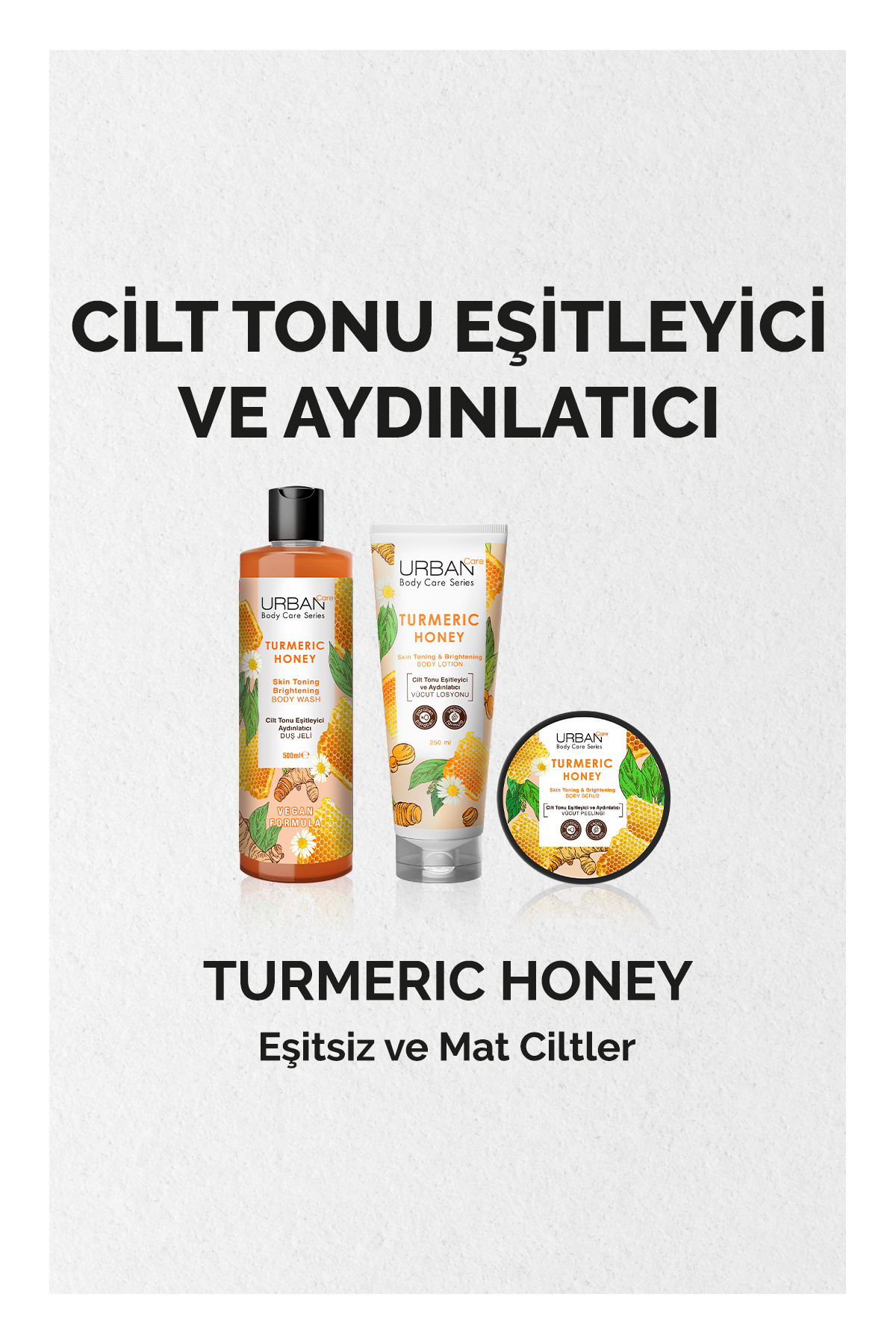 Turmeric Honey Cilt Tonu Eşitleyici ve Aydınlatıcı Vücut Losyonu 250 Ml-vegan — URBN-LSYN2 — تصویر 4 از 7