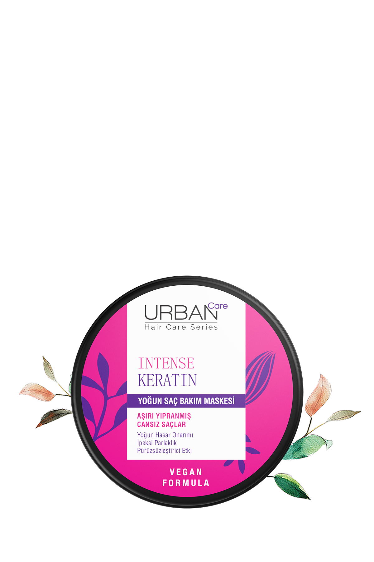 Intense Keratin Aşırı Yıpranmış Saçlara Özel Yoğun Saç Bakım Maskesi 230 Ml-vegan — 8680690707834 — تصویر 3 از 3