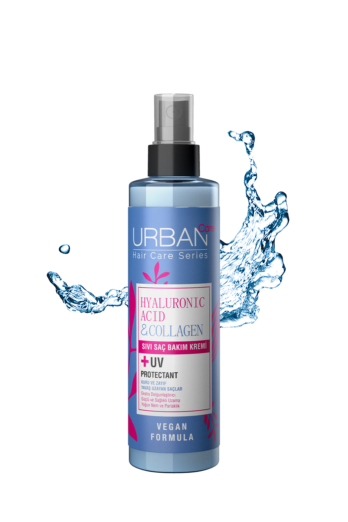 Hyaluronic & Collagen Hacim Veren Sıvı Saç Bakım Kremi-vegan-200 ml-Ekstra Dolgunlaştırıcı — 8680690705045 — تصویر 3 از 3
