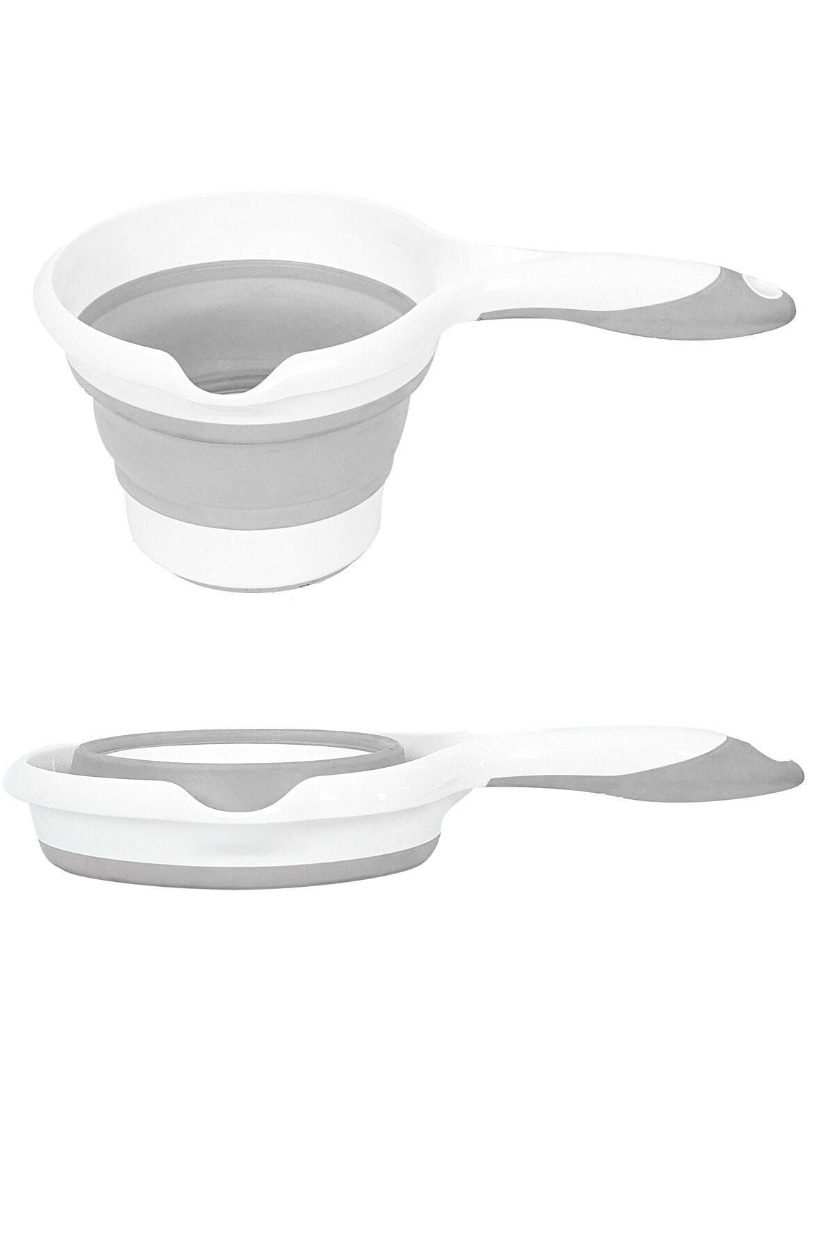 Meleni Baby 3'lü Soft Bebek Küveti Seti - Silikon Fileli Bebek Besleme, Yıkama Banyo Küveti, Su Kovası, Koçero fotoğrafı 4 (önizleme)