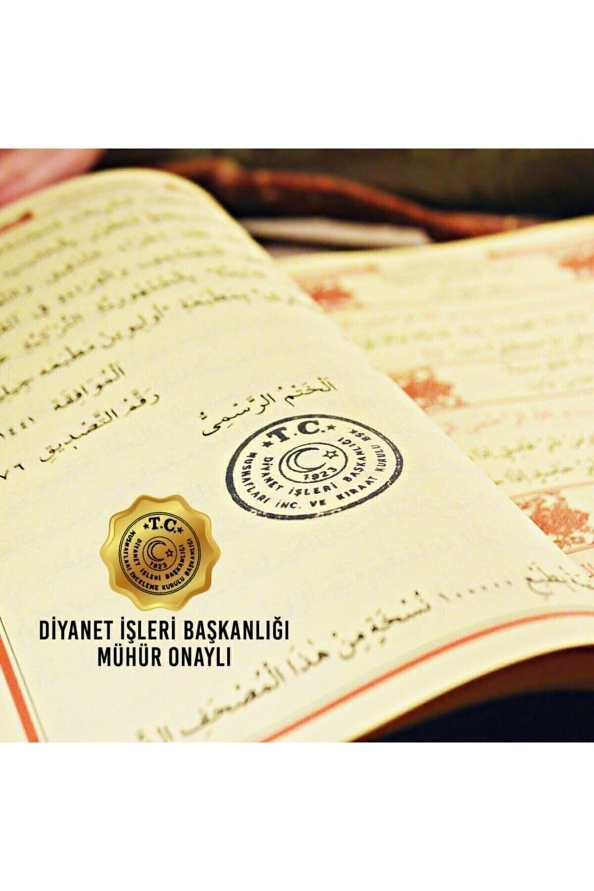 Medrese Yayınları Kuranı Kerim Kırmızı Cami Boy 25x34 Çeyizlik Hediyelik Iri Yazılı Sesli Dinleme Gelin Damat Bohcası fotoğrafı 5 (önizleme)