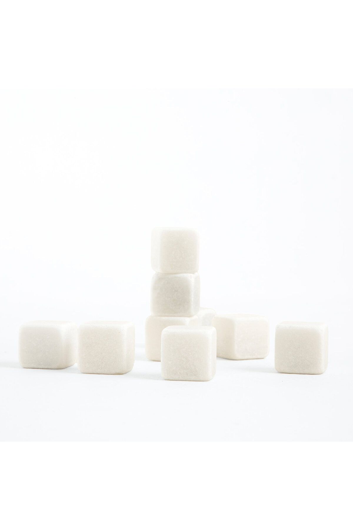 Chakra-Ice Stone Set 2x2 Cm White 3