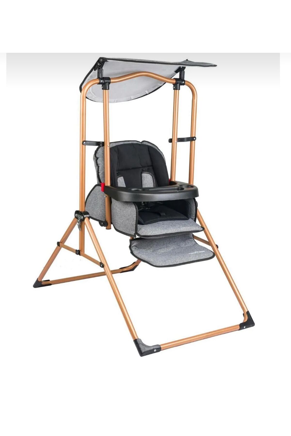 UniCare Taşpınar Gold Lux Salıncak Gray (HEM MAMA SANDALYESİ HEMDE SALINCAK OLARAK KULLANILABİİR) fotoğrafı 2 (önizleme)