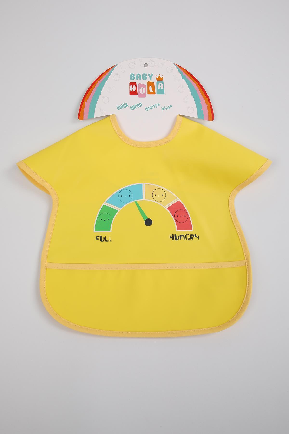 Babyhola 0-6 Yaş Büyük Boy Su Geçirmez Cepli BLW Mama Önlüğü Aktivite Önlüğü 1000 fotoğrafı 2 (önizleme)