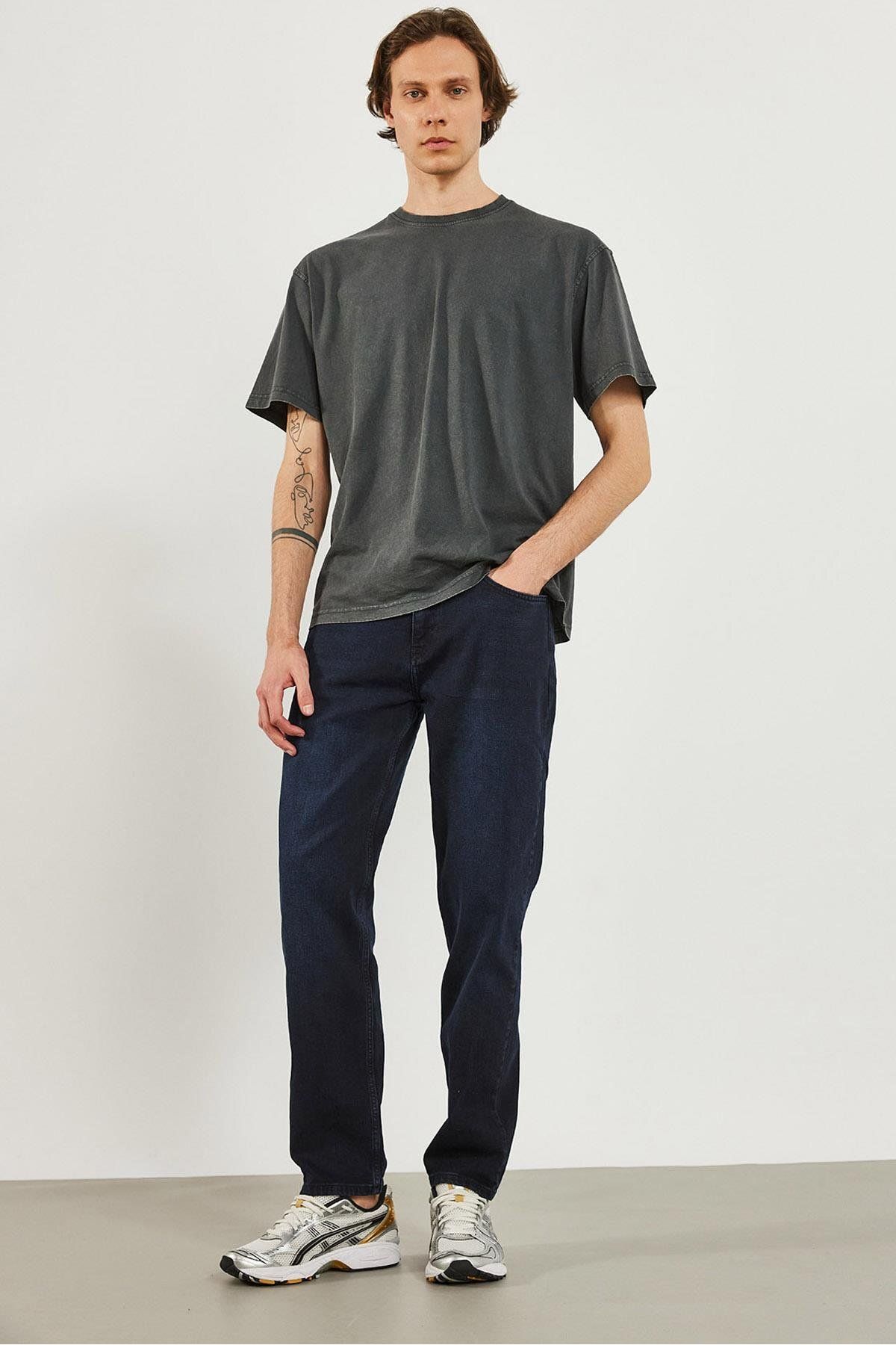 VENA-Ανδρικό παντελόνι Kalimnos Blue Grey Comfort Fit Jean 4