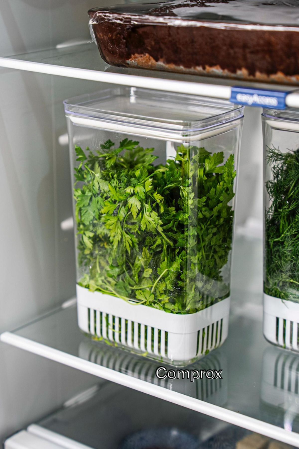 Comprox-Greenery Storage Container Set of 2 – 2900 ml |   Vegetable Storage & Refrigerator Freshener Box 7