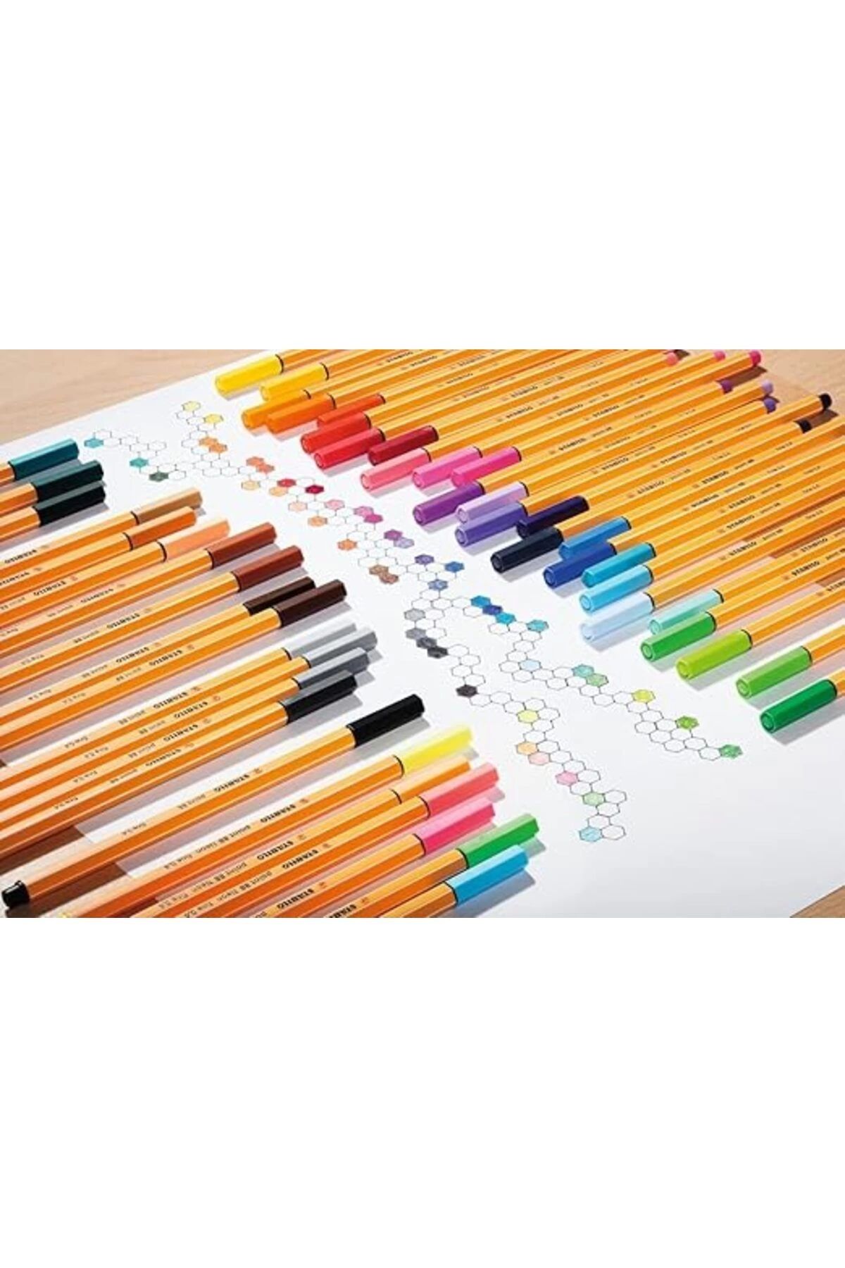Stabilo-- Fine Felt Tip Pen - Point 88 - Black 3
