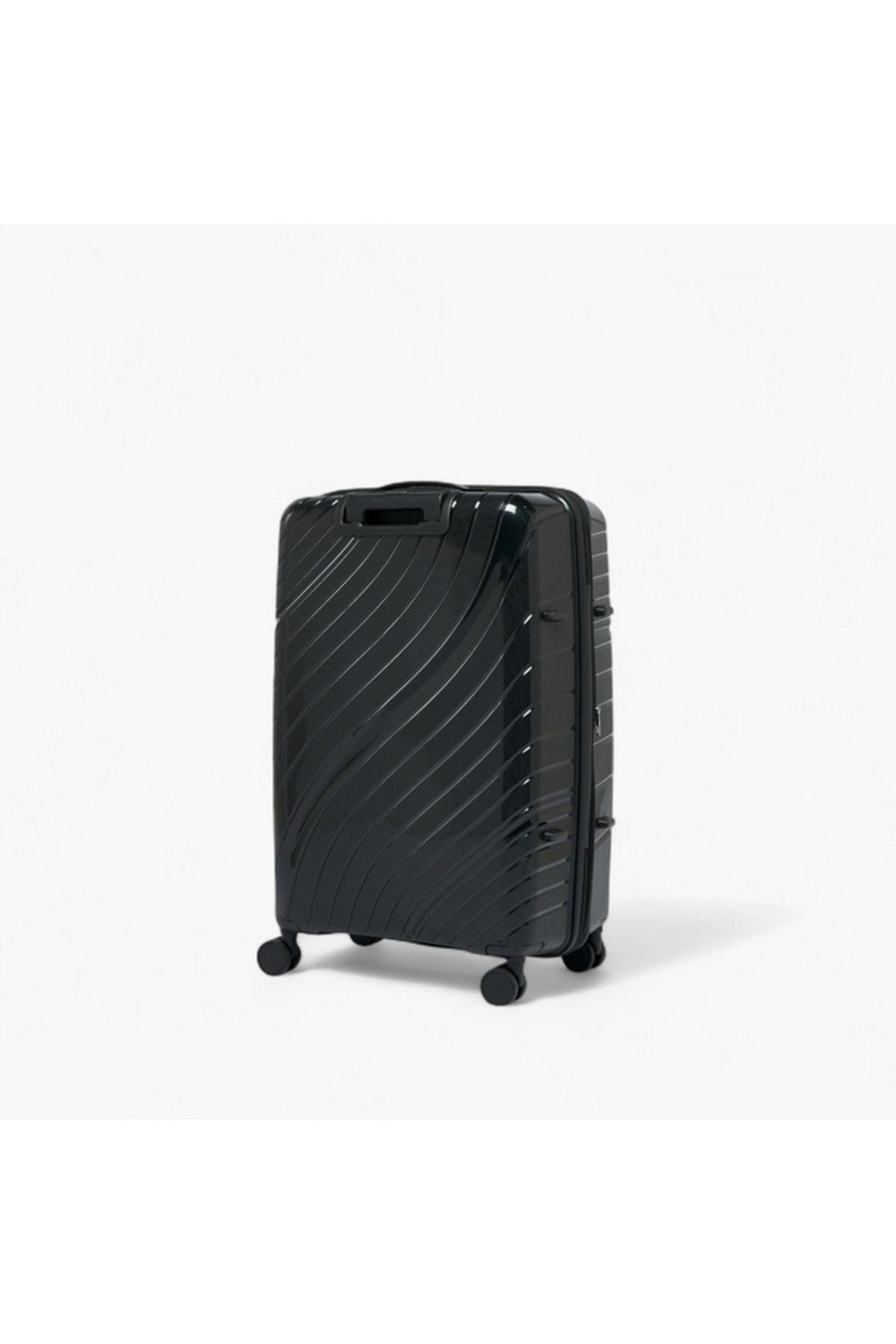Oaklan by Shoexpress-Textured Hardcase Trolley Bag with Retractable Handle - 28 Inches Check-in Bag 3