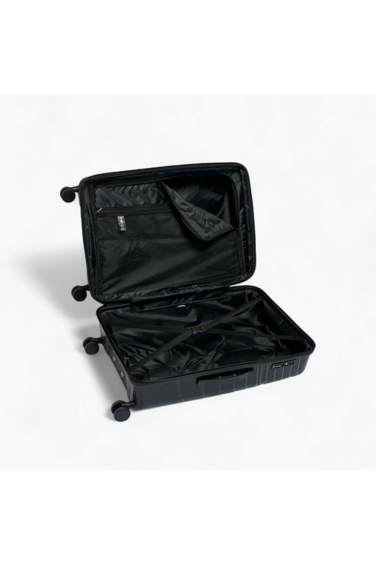 Oaklan by Shoexpress-Textured Hardcase Trolley Bag with Retractable Handle - 28 Inches Check-in Bag 4
