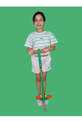 T POGO Yeşil T-POGO, Pogo Stick, Zıplama Çubuğu, Zıp Zıp Oyuncak, Dış Mekan B...