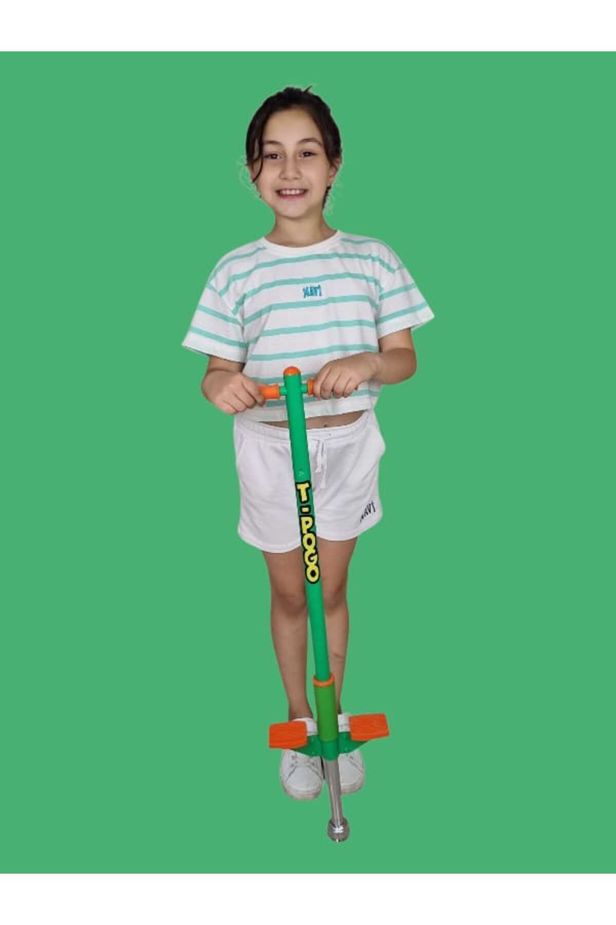 T POGO Yeşil T-POGO, Pogo Stick, Zıplama Çubuğu, Zıp Zıp Oyuncak, Dış Mekan Bahçe Oyuncakları