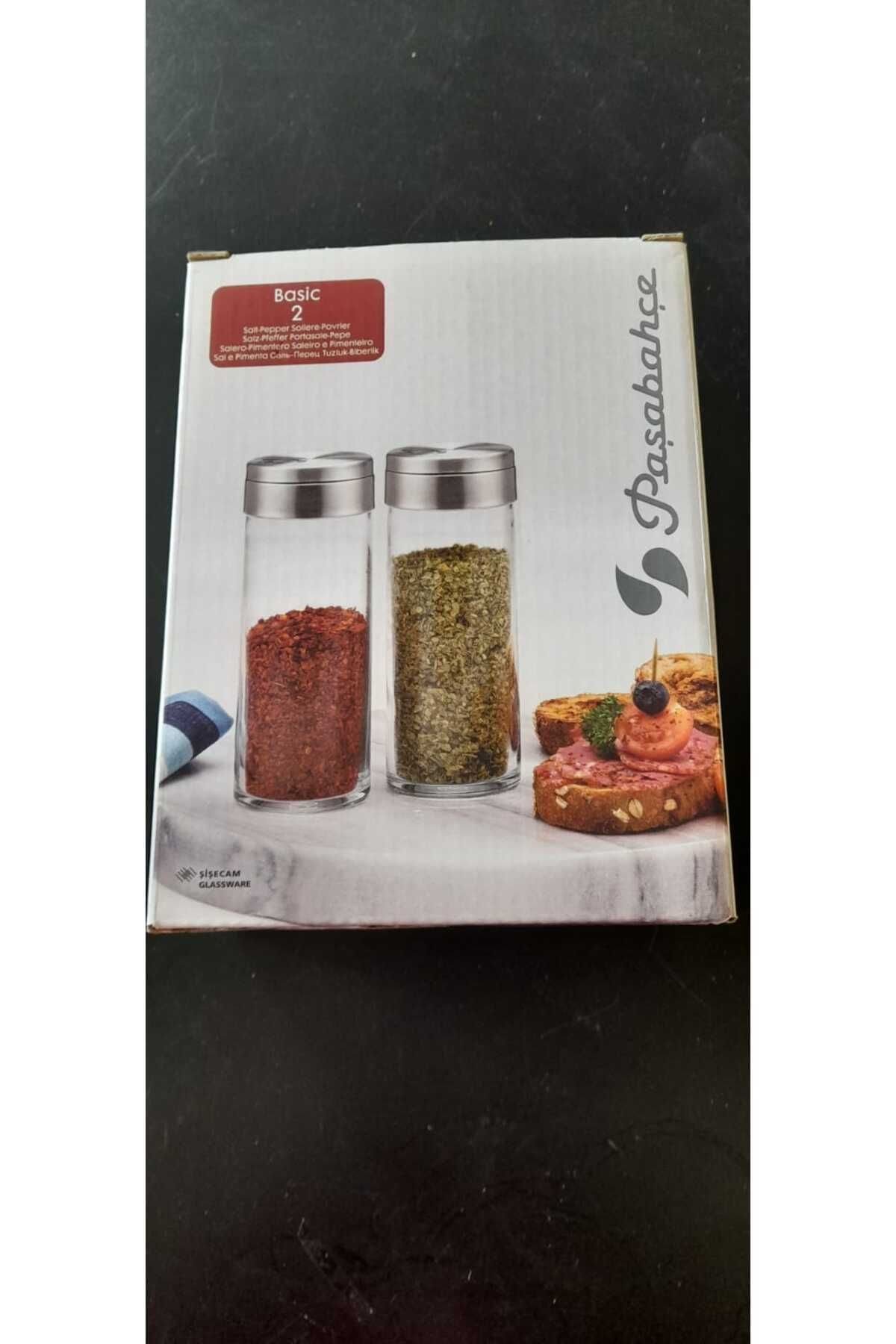 Paşabahçe-143Cc Basic 2-Piece Spice Rack Set with Metal Lid 6