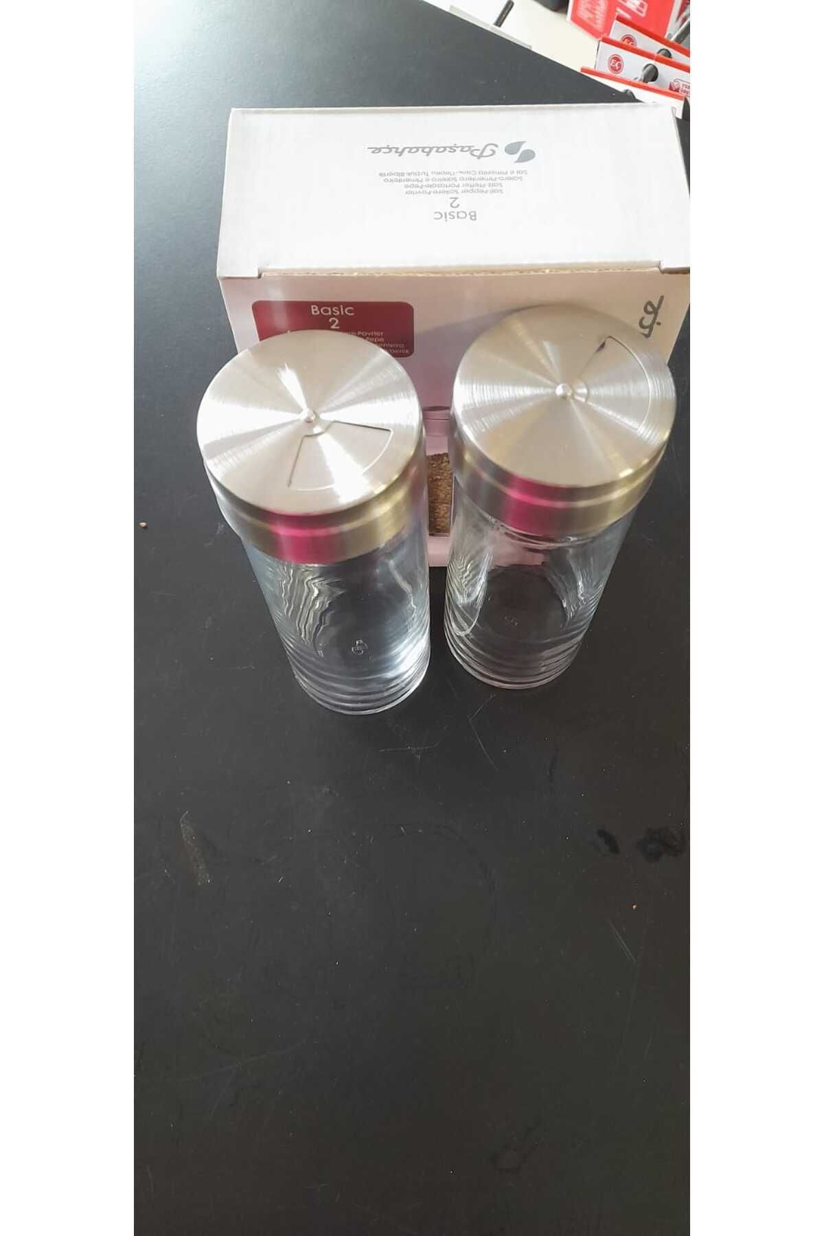 Paşabahçe-143Cc Basic 2-Piece Spice Rack Set with Metal Lid 3