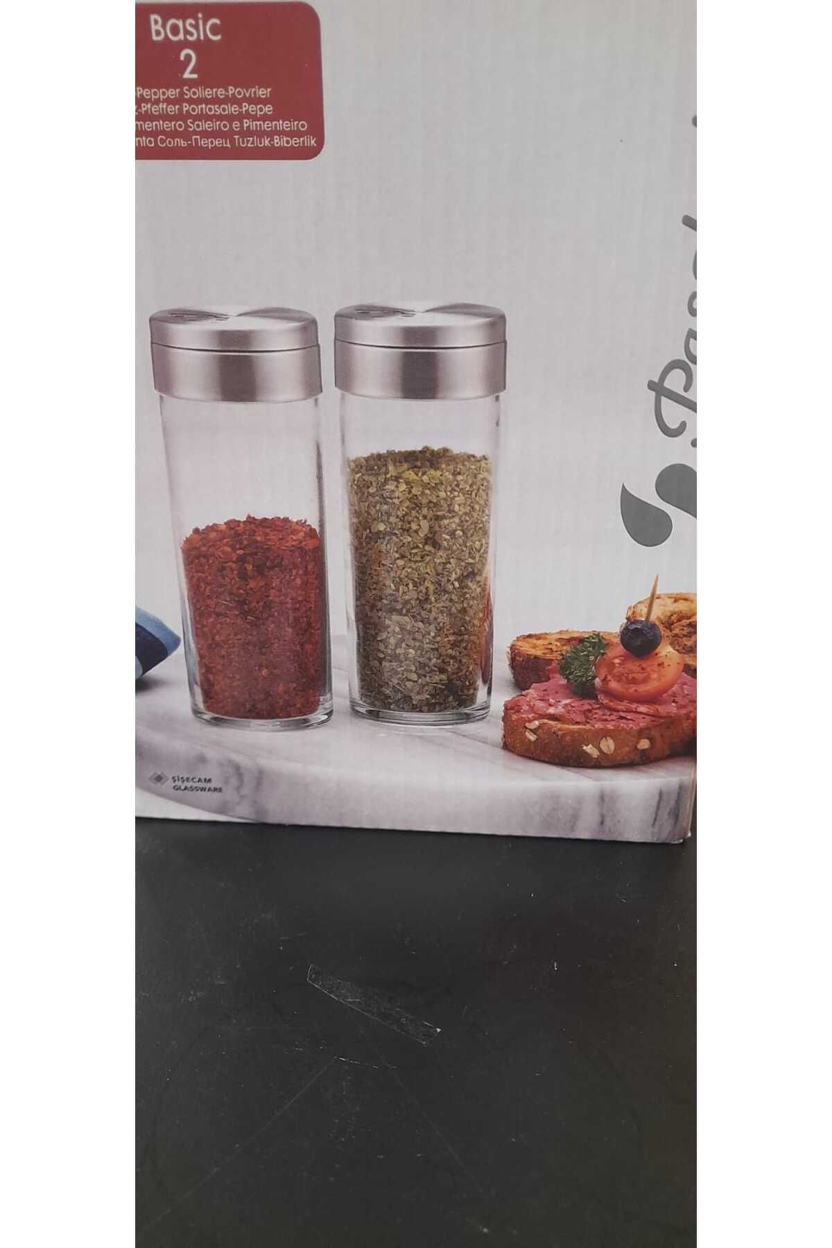 Paşabahçe-143Cc Basic 2-Piece Spice Rack Set with Metal Lid 5