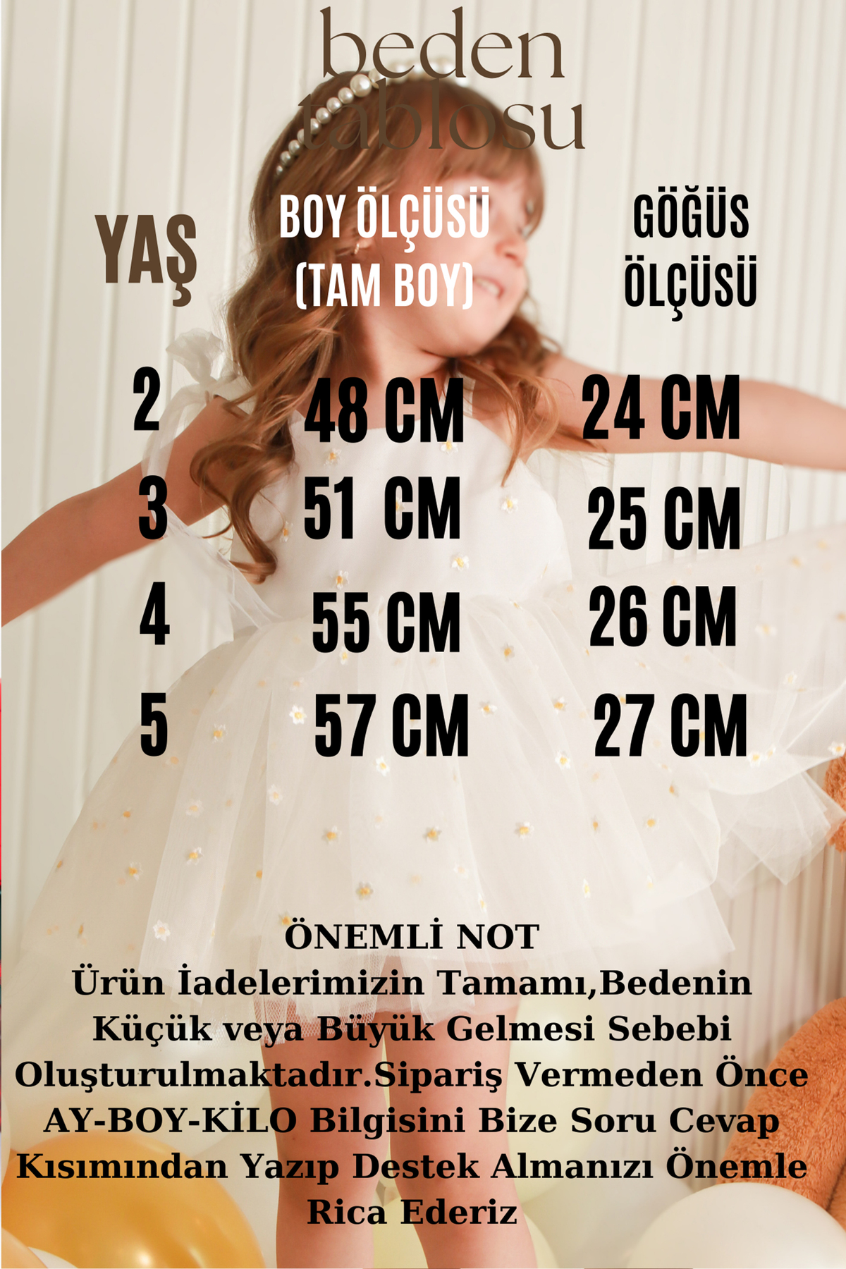 Baby Animals Kız Bebek Elbise Kız Çocuk Elbise Doğum Günü Parti Düğün Elbise Askılı Astarlı Papatya Elbise fotoğrafı 2 (önizleme)