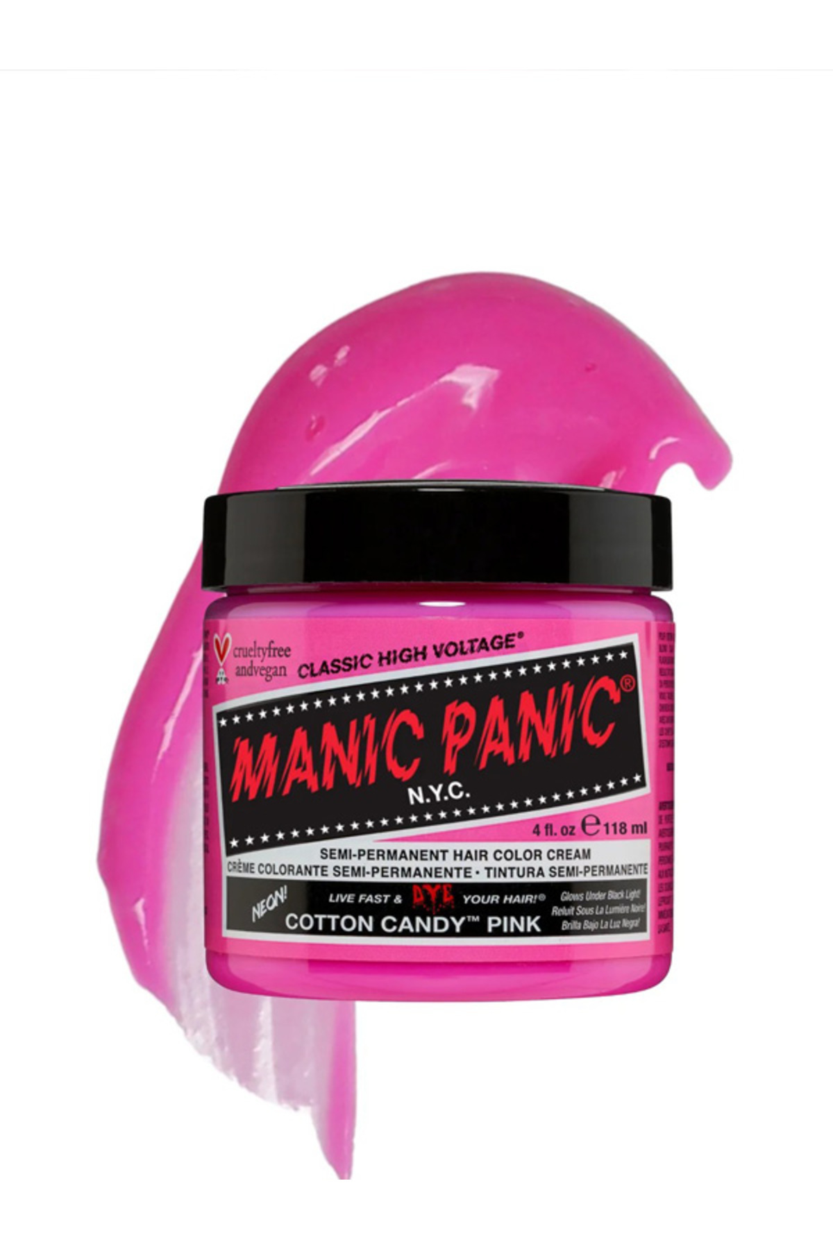 Classic Cotton Candy Pink Saç Boyası Hcr-11004 — سفید GR-MNCPNC — تصویر 8 از 9