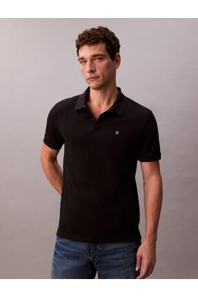 Calvin Klein Erkek Siyah Polo Tişörtler
