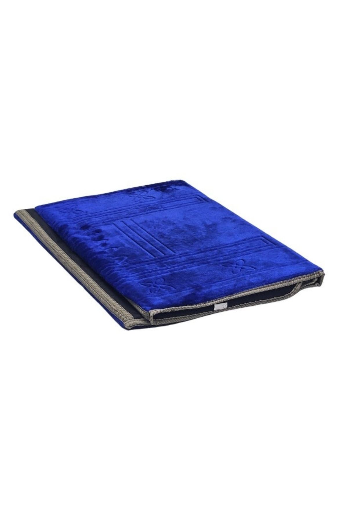 smart home-Foldable padded prayer rug that doubles as a relaxation mat and floor seat with backrest. 3