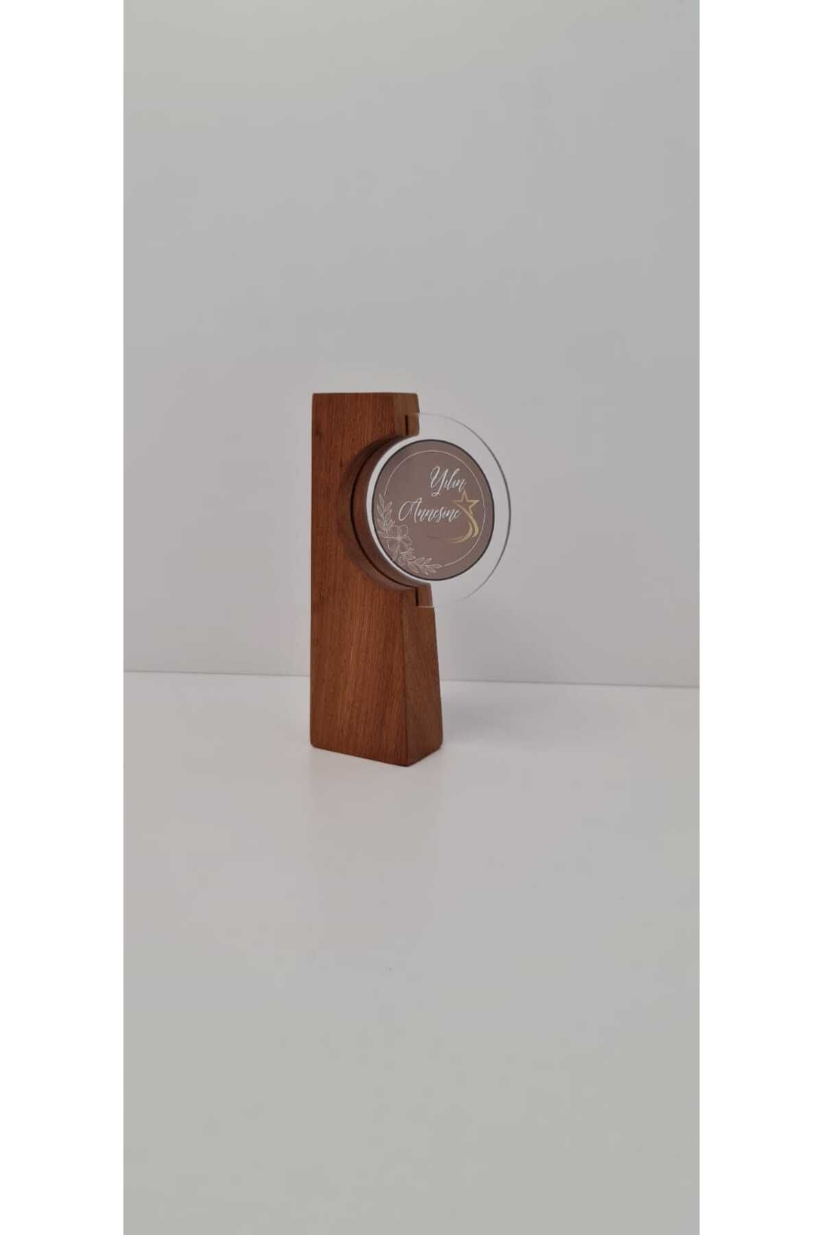 NO ON ATÖLYE-Solid Handmade Ireko Wood Decorative Locket Frame (Frame Is Sent Empty) 4