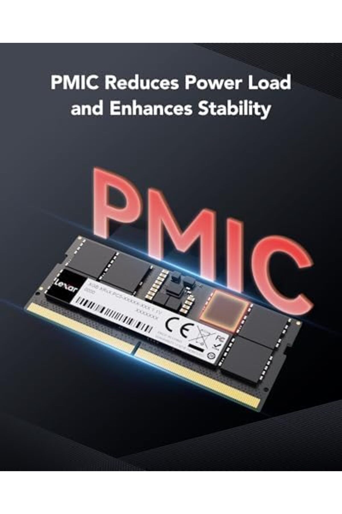 Lexar-ذاكرة Lexar SODIMM DDR5 RAM سعة 16 جيجابايت وتردد 5600 ميجاهرتز وذاكرة DDR5 SODIMM عالية الأداء لأجهزة الكمبيوتر المحمولة بـ 262 سنًا 4