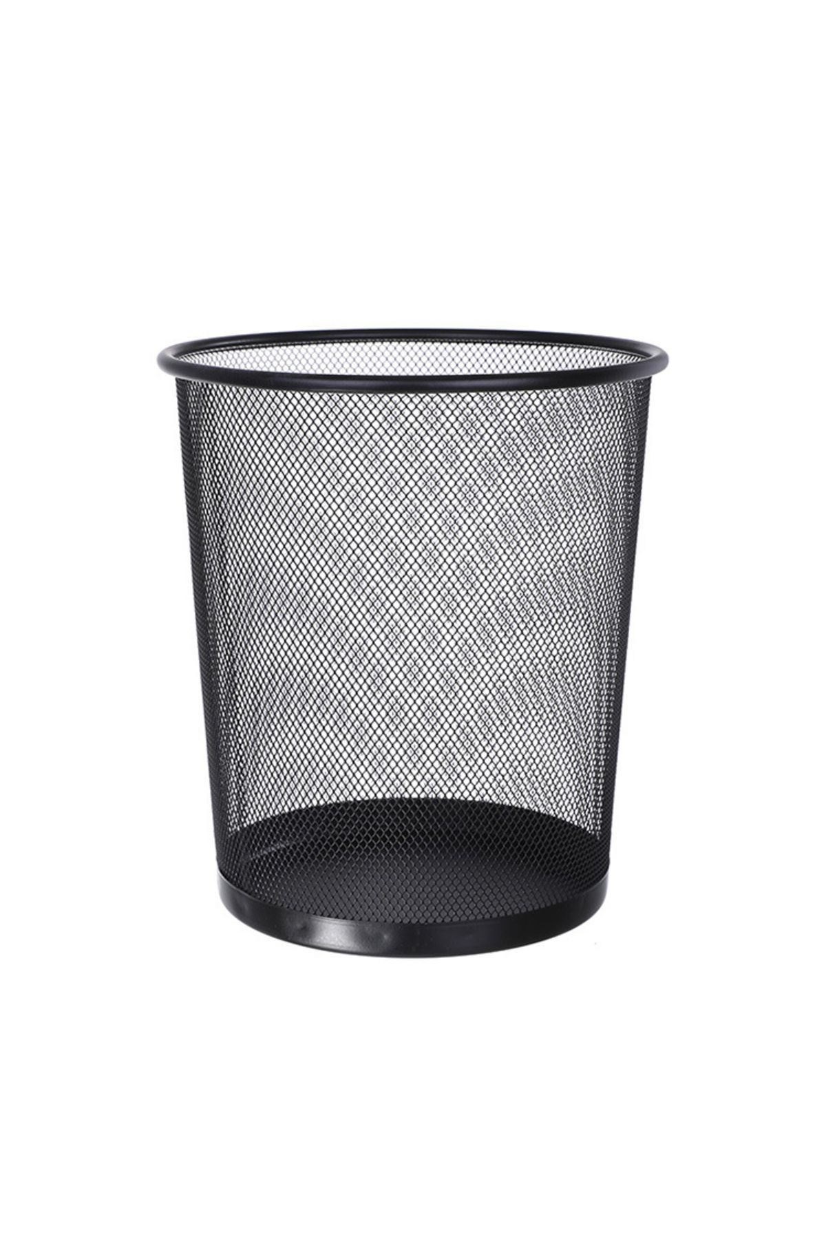 Generic-Waste Basket | Trash Can Metal Wire Circular Mesh Bin | Lightweight and Stylish | Ideal Garbage Tras 1